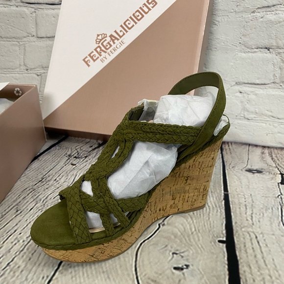 🆕 Voyager Wedge Sandal from Fergalicious - Picture 1 of 13